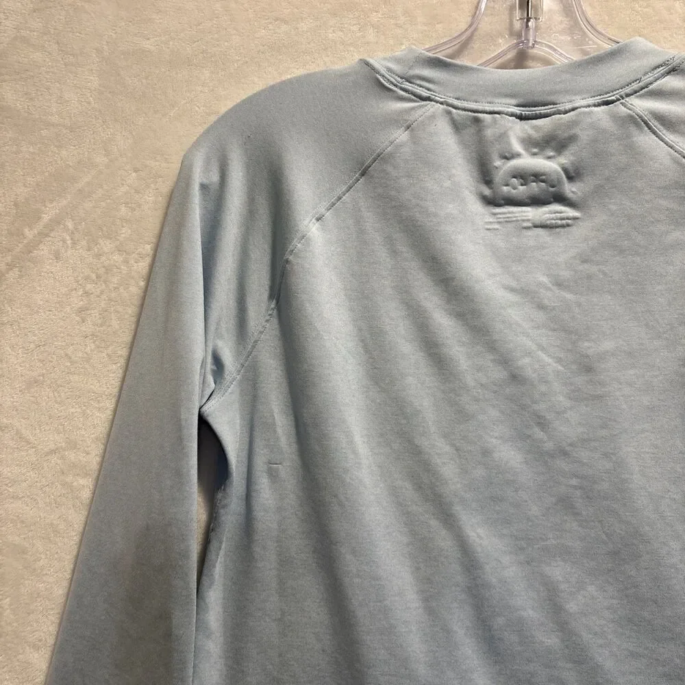 THE NORTH FACE UPF40+ Girl's Size Large 14/16 Blue Long Sleeve Sun & Swim Shirt
